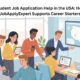 student job application help USA