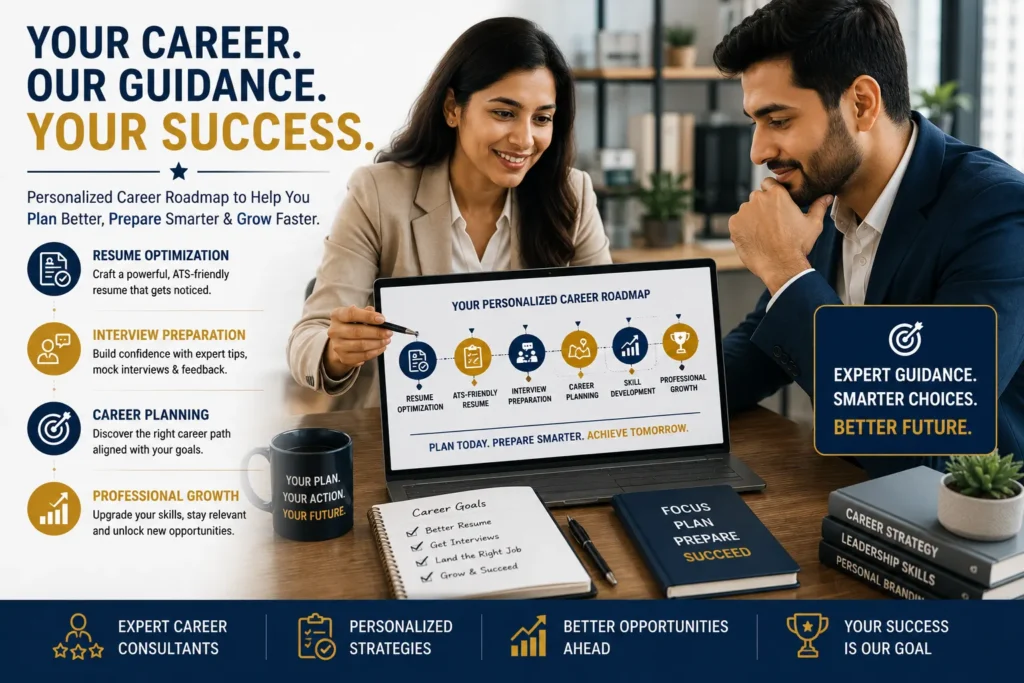 Career Consultant Services helping professionals achieve long-term career growth through personalized guidance.
