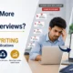 Job seeker receiving fewer interviews from multiple job applications while a professionally written resume helps secure interview invitations.