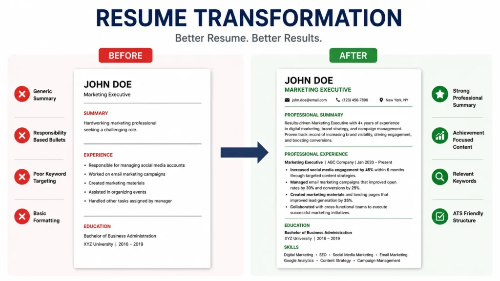 Resume writing services in USA