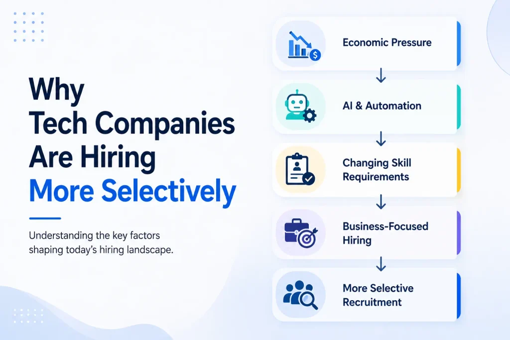 Reasons tech companies are hiring more selectively in 2026