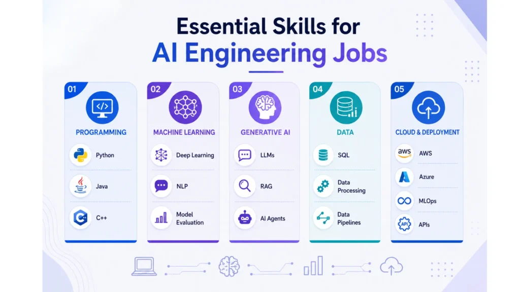 AI engineering career paths and artificial intelligence job roles