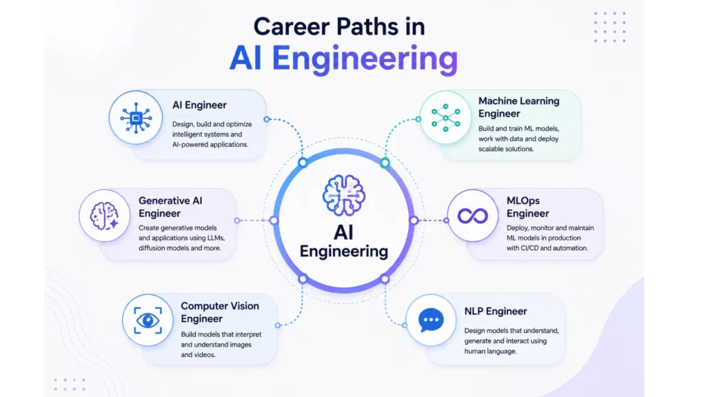 skills required for AI engineering jobs including programming machine learning and generative AI