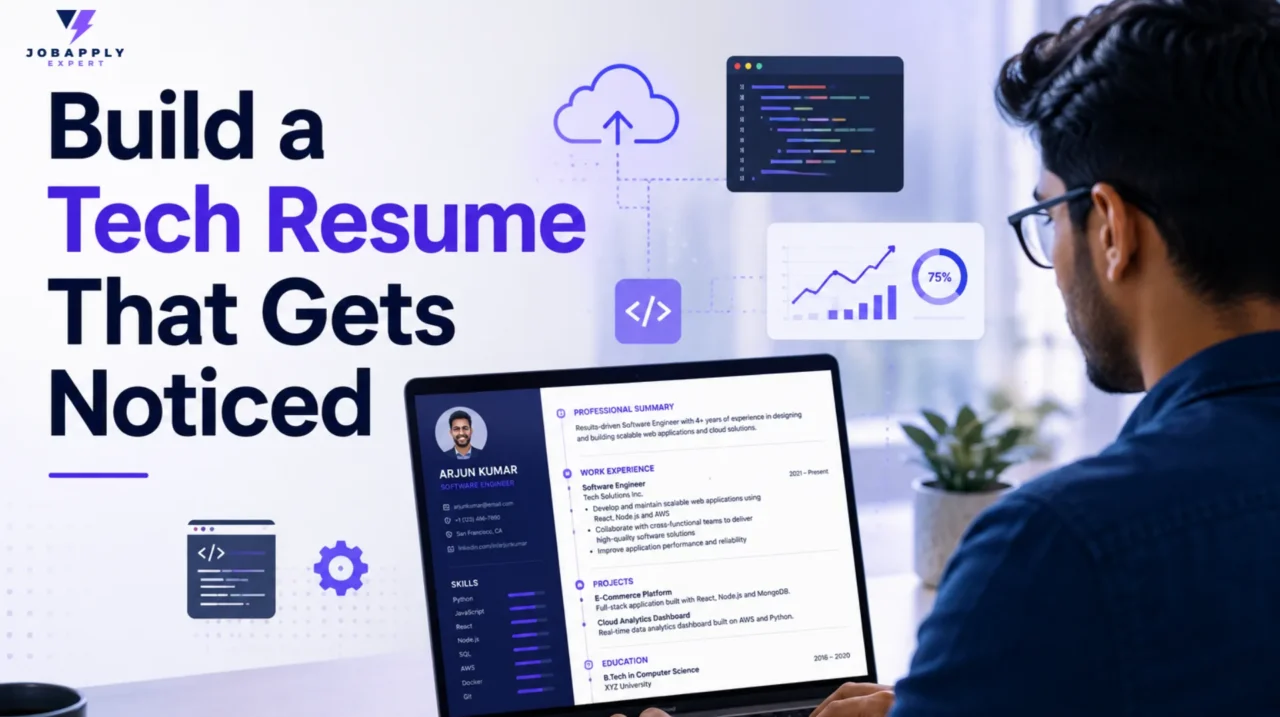 Tech Resume tailored for the technology job market