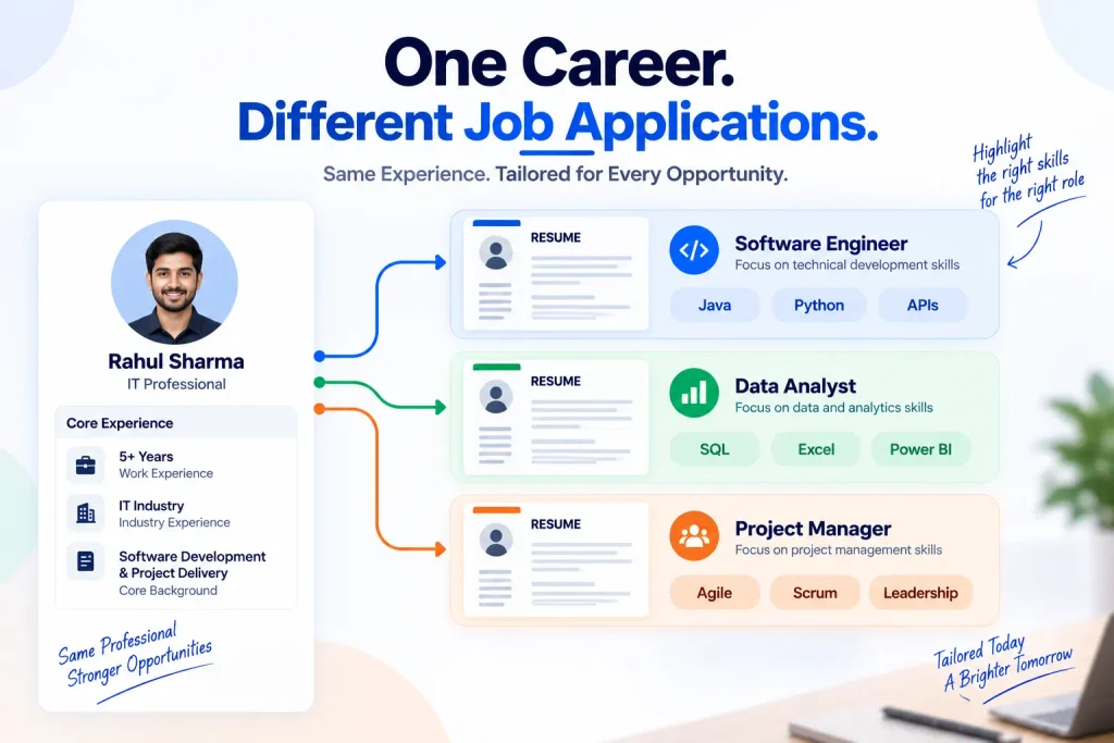 resume customization for different job applications